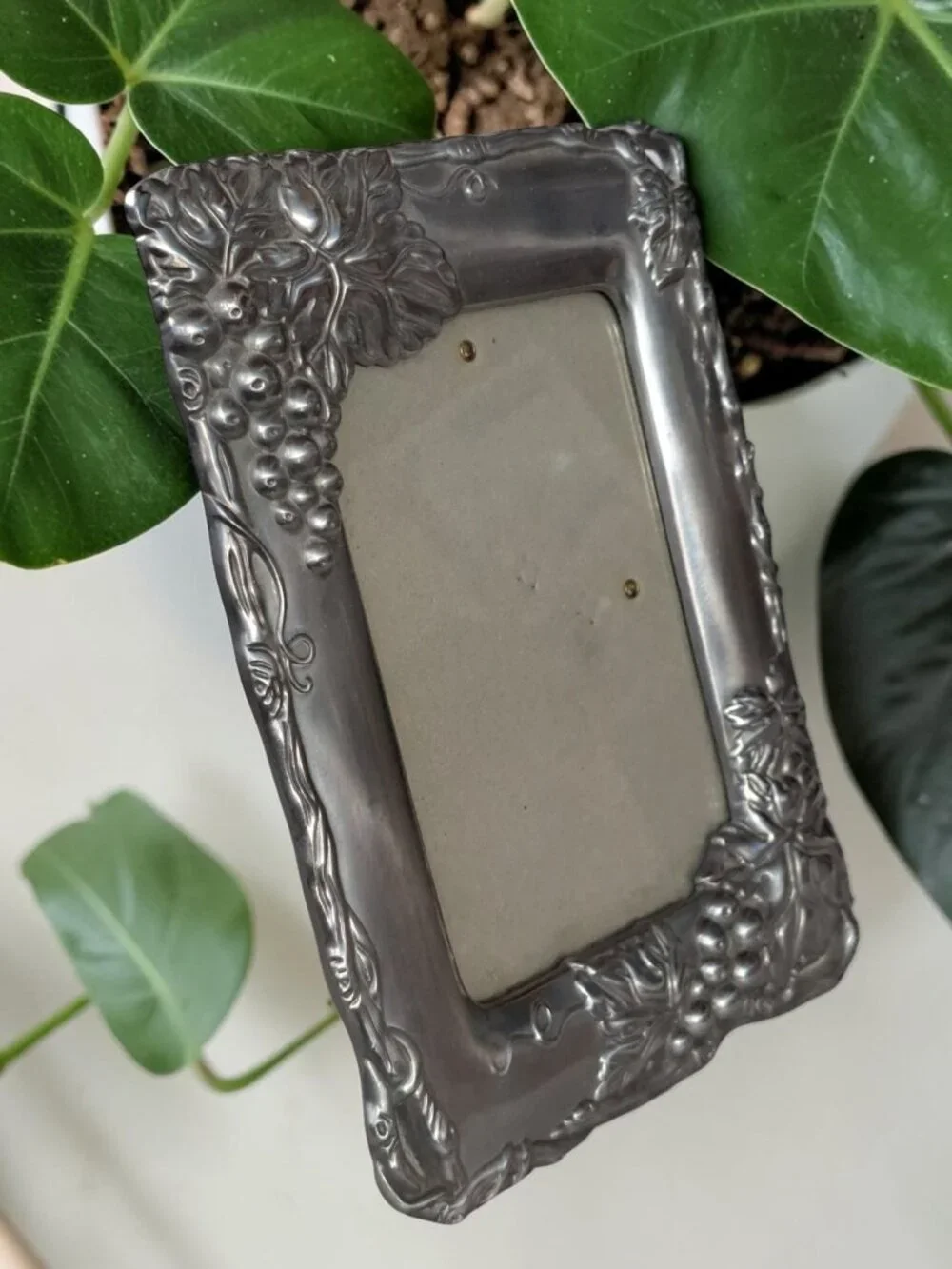 Arthur Court Grapevine Frame 4x6 Photo Vintage Embossed Classic Tuscan Gift NOS